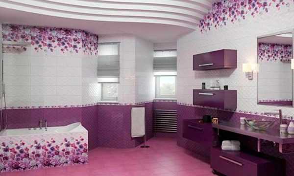 Использование сиреневых оттенков Хорошо сочетается с белым