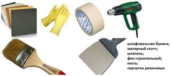 Инструменты для реставрации подоконника Перечень инструментов для реставрации подоконника