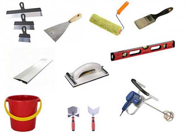 Шпатели и другие инструменты Инструменты для шпаклевания потолка