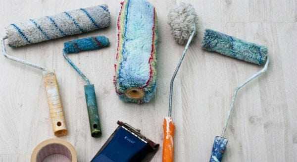 Использованные валики Использованный инструмент