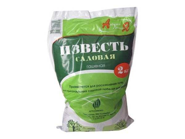 Известь для побелки Известь для побелки дерева