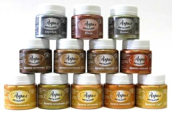 Декоративная краска на основе акрила Акриловые краски для покраски металла