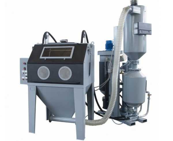 Пескоструйное оборудование Камера с аппаратом напорного типа