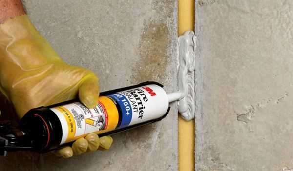 Применение герметика для заделки швов Заделка шва герметиком