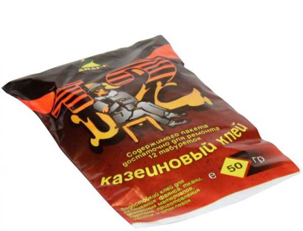 Казеиновый клей в пакетике Средство на основе казеина