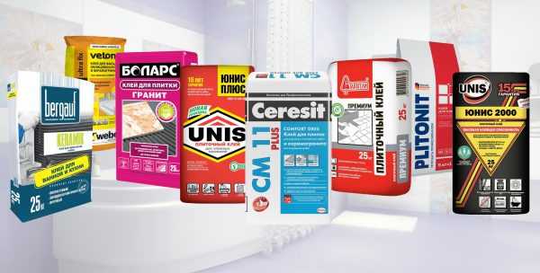 Сухие смеси для укладки декоративного покрытия Клеевые составы для камня