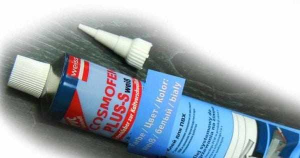 Белый клей для пластика Клей Cosmofen Plus weiss