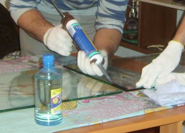 Водостойкий состав для склеивания стекла Клей для аквариума