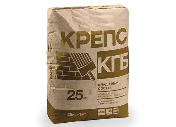 Клей для газобетона Крепс Летний кладочный состав