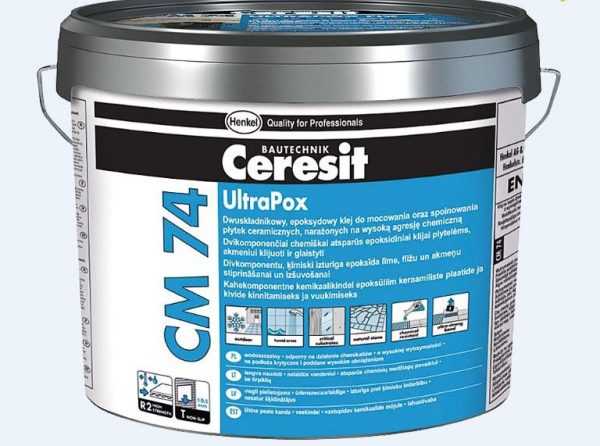 Состав для агрессивной среды Ceresit CM 74 UltraPox Fix Клей на эпоксидной основе