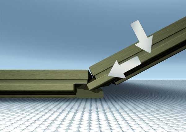 Кликовый ламинат Ламинированный паркет с замком Uniclic