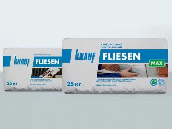Кнауф Флизен в мешках по 25 кг Обычный и толстослойный составы