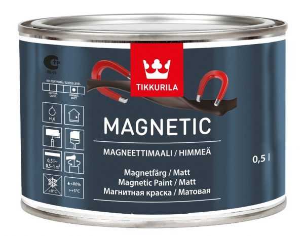 Краска Tikkurila MAGNETIC Краска магнитная матовая с добавлением железа