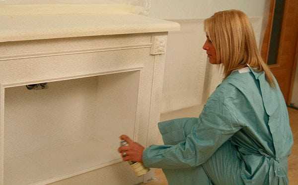 Покраска мебели балончиком Краска в аэрозоли