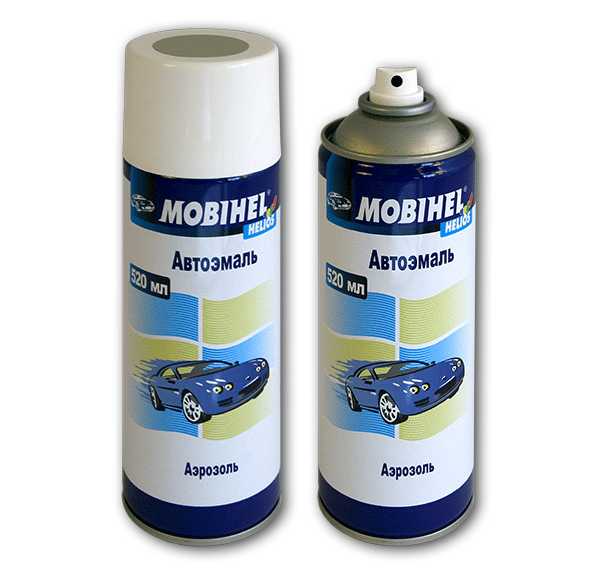 Краска металлик в баллончиках Автомобильная аэрозольная краска Mobihel металлик