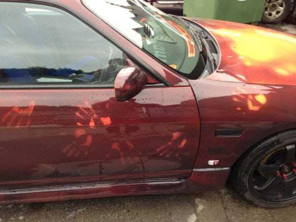 Термочувствительные краски, пример изменения цвета Краска хамелеон