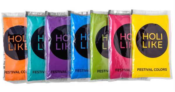 Краски Holi like Краски Холи в ассортименте