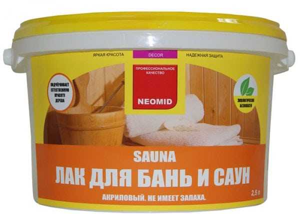 Ведро лака для саун и бань Sauna Лак для саун и бань