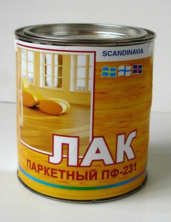 Лак для дерева с кислотными отвердителями Паркетный лак ПФ 231