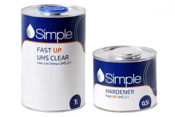Лак UHS Clear производства Simple Лак UHS со сверхвысоким содержанием сухого остатка