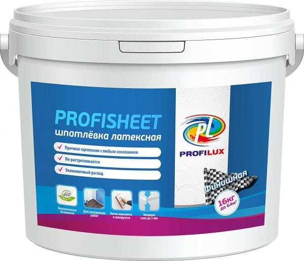 Латексная шпаклевка Финишная шпаклевочная смесь на основе латекса