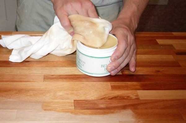 Технология нанесения масла-воска на дерево Нанесение масла-воска