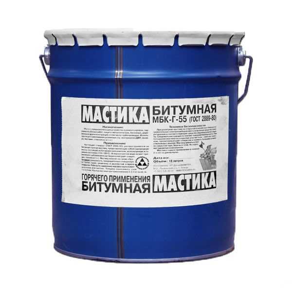 Ведро мастики для дерева Битумная мастика горячего применения