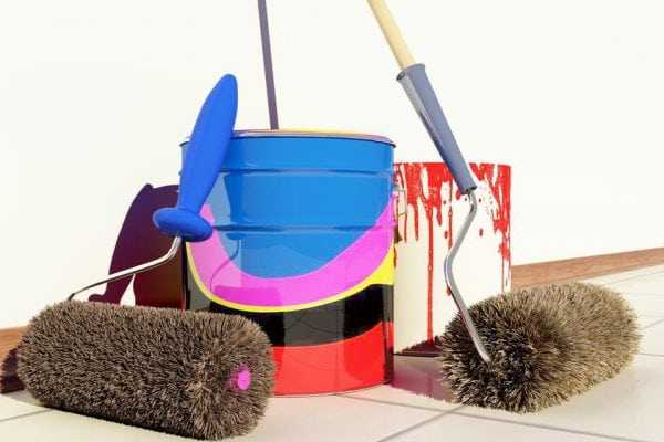 Валики и краска Валик для покраски потолка