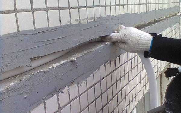 Укладка утеплителя Методика ремонта Теплый шов