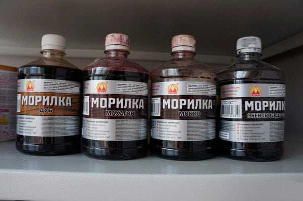 Морилка Морилки разных оттенков