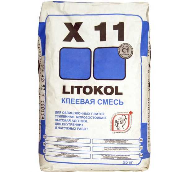 Состав LITOKOL Х 11 Морозостойкая клеевая смесь