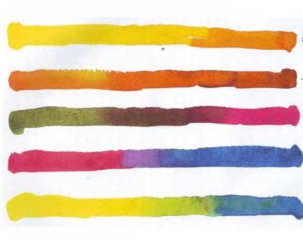 Наложение цвета Приемы наложения цвета