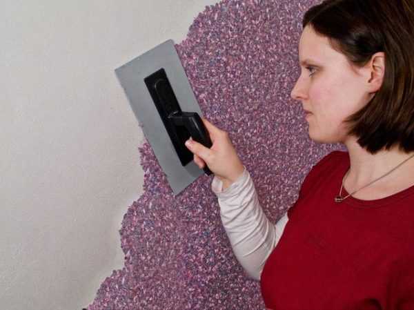 Работа с жидким покрытием Нанесение с помощью шпателя