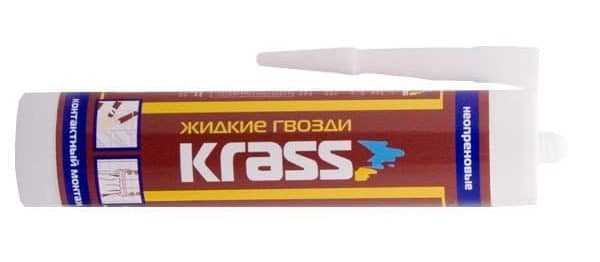 Krass для контактного монтажа Неопреновые жидкие гвозди