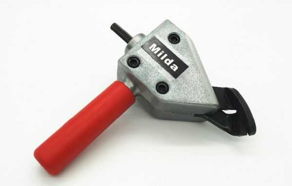 Ниблер на дрель для резки металла