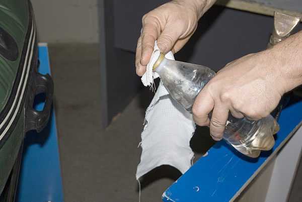 Подготовка к склейке Обезжиривание поверхности