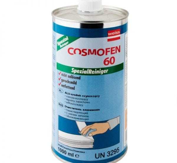 Очиститель Cosmofen 60 Чистящее средство для анодированных и окрашенных поверхностей