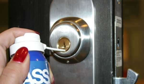 Чистка замка Очистка личинки замка