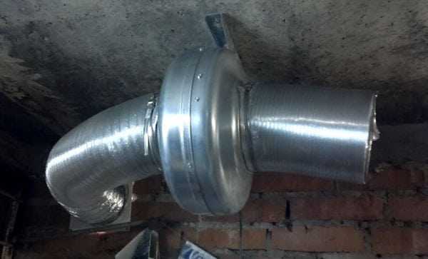 Вытяжка в гараже Одномоторная вытяжка для покрасочной камеры