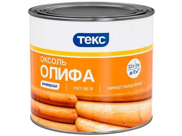 Олифа для обработки Олифа для дерева