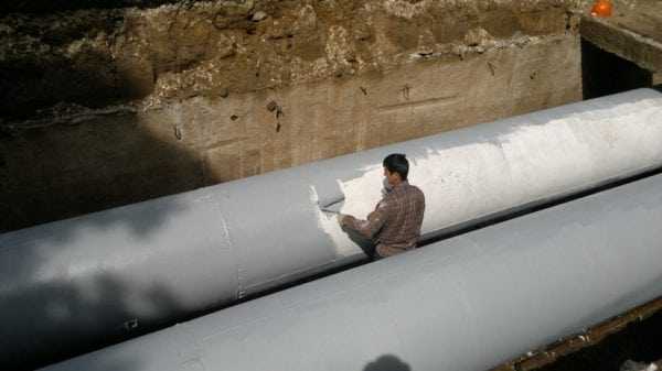 Покраска теплотрассы ОС-51-03 применяется для защиты теплотрасс от коррозии