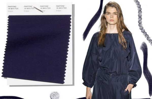 Цвет Pantone Eclipse Остаются популярными темно-синие оттенки