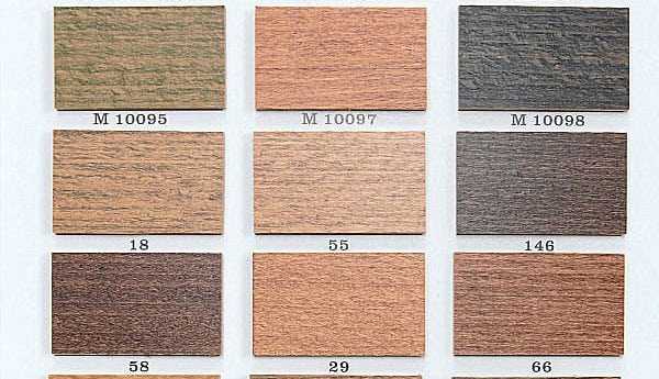 Разные цвета паркета Пигменты