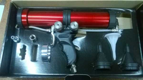 Пневмопистолет для шовной герметизации в упаковке Пневмопистолет в упаковке