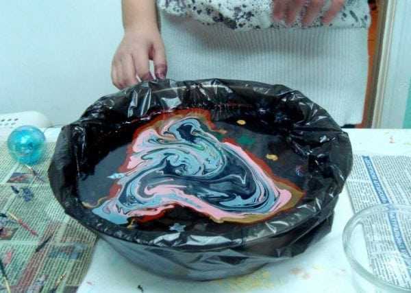 Приготовление красок для мраморирования Мраморирование обычными красками