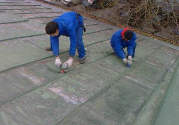 Обработка крыши перед покраской Подготовка кровли к покраске