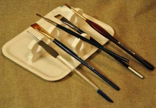 Подставка для кистей Самодельная подставка для кисточек