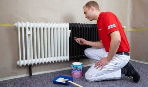Покраска радиатора Покраска батареи отопления