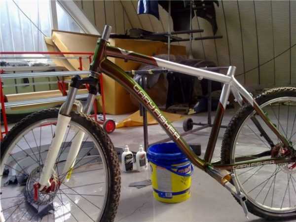 Краска для велосипеда Покраска без полной разборки