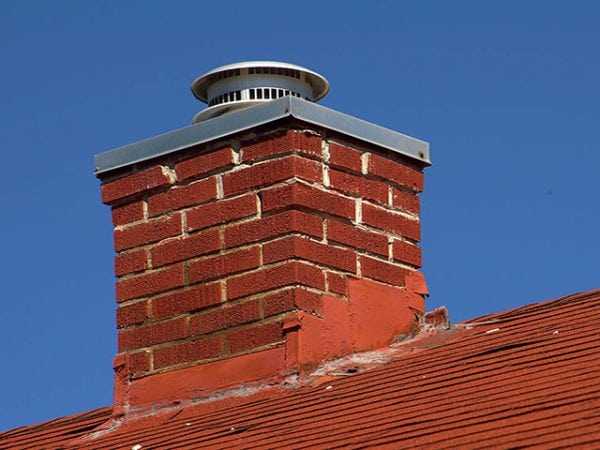 Покраска дымовых труб Покраска дымовых труб частного дома